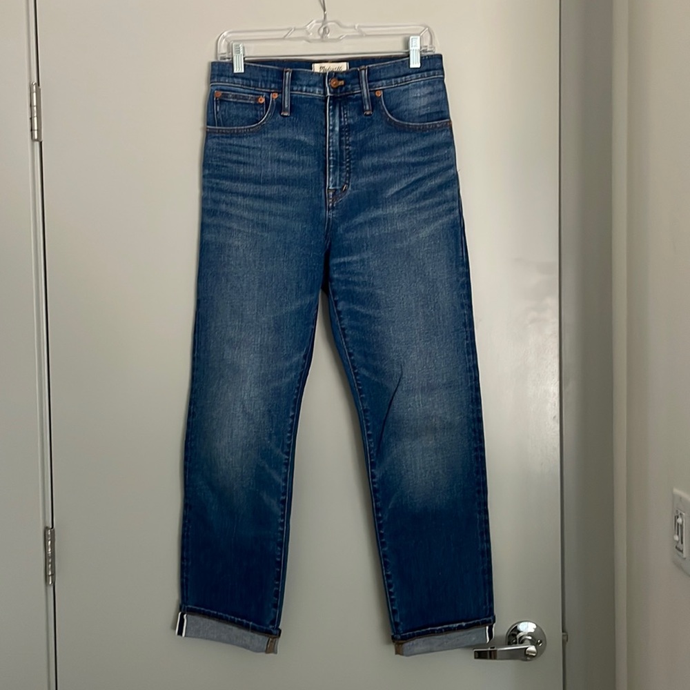 Madewell Classic Straight Jean, Selvedge Edition, Size 27.